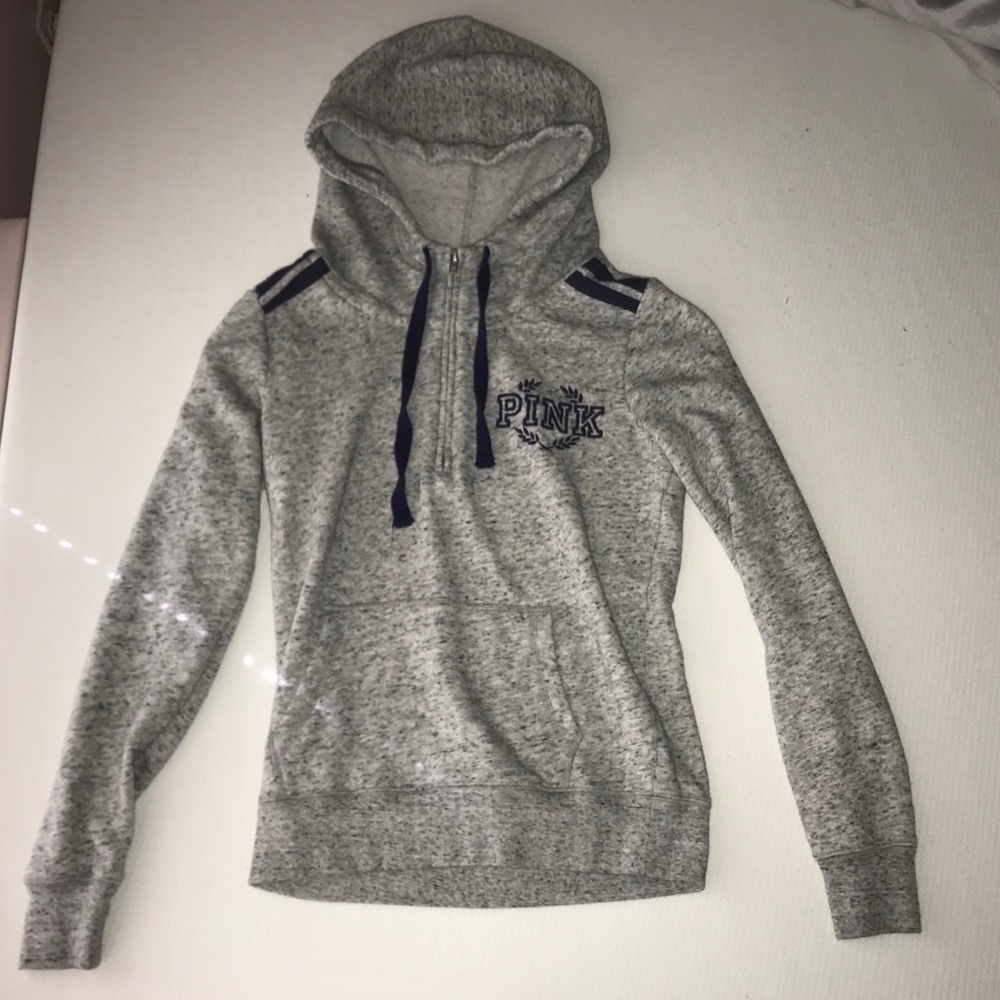 PINK Half Zip/Hoodie